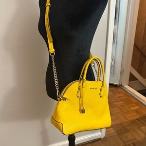 Michael Kors mustard yellow bag